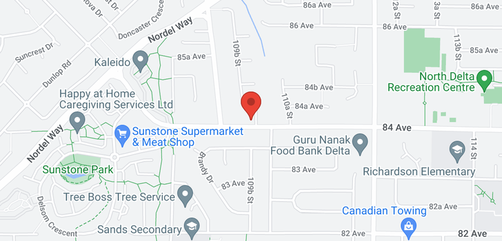 map of 10965 84 AVENUE